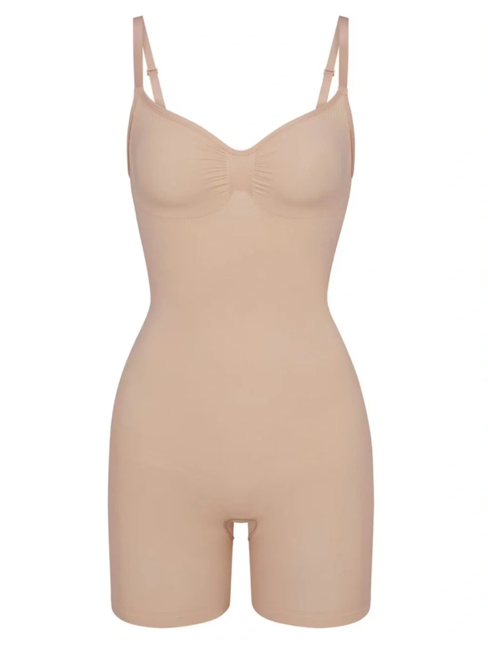 SKIMS Beige Sculpting Short Bodysuit - Picture 4 of 6